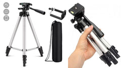 Tripod Stand for Mobile Phones and Cameras with Mobile Holder
