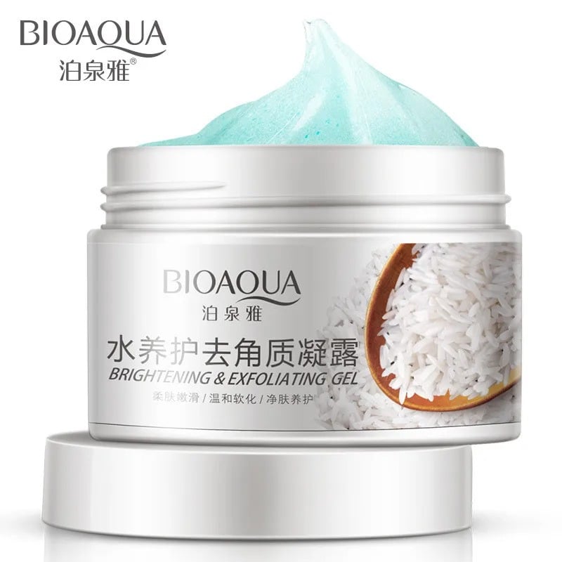 Bioaqua Brightening & Exfoliating Rice Gel Face Scrub 140ml Bioaqua Brightening & Exfoliating Rice Gel Face Scrub 140ml