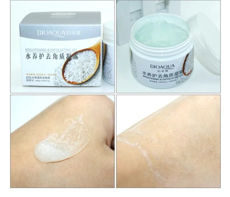 Bioaqua Brightening & Exfoliating Rice Gel Face Scrub 140ml Bioaqua Brightening & Exfoliating Rice Gel Face Scrub 140ml
